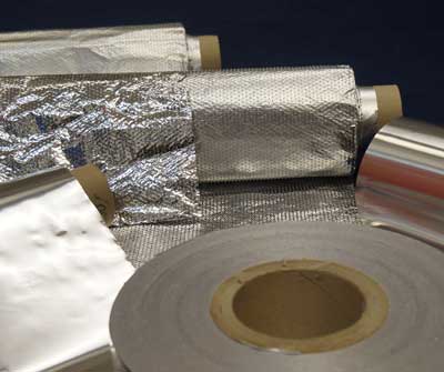 Aluminum foils with many alloys.