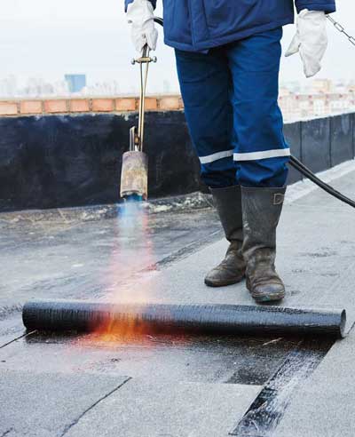 Bitumen membranes for roofs