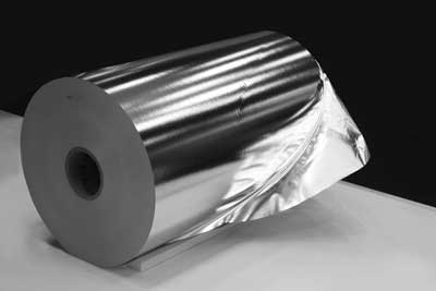 Aluminium foil as a reel