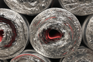 Aluminium foil behind radiators