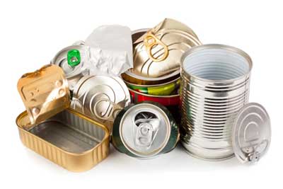 Cans made of Aluminium
