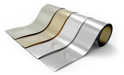 We offer lacquered aluminium on small-quantity reels.